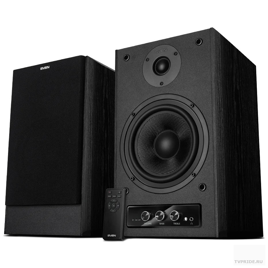 SVEN АС MC-30, черный 200 Вт, Bluetooth, пульт, Optical