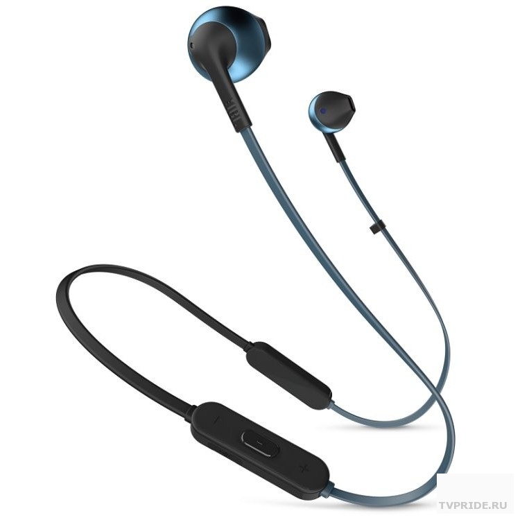 Наушники JBL Беспроводная гарнитура T205 , 16 Om , 98 dB , синий JBLT205BTBLU