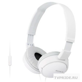 Наушники SONY MDR-ZX110APWC накладные, цвет белый