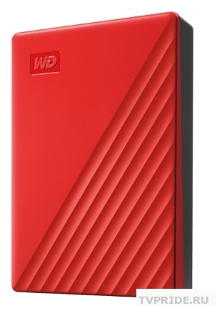 WD Portable HDD 4TB My Passport WDBPKJ0040BRD-WESN 2,5" USB 3.0 red