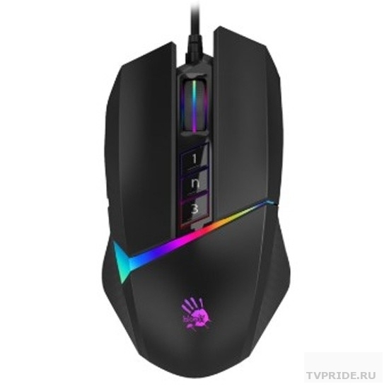 A-4Tech Мышь Bloody W60 Max черный оптическая 10000dpi USB 10but 1381020 