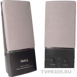 Dialog AM-11B black 2.0, 6W RMS, громкость, 200Hz-18KHz