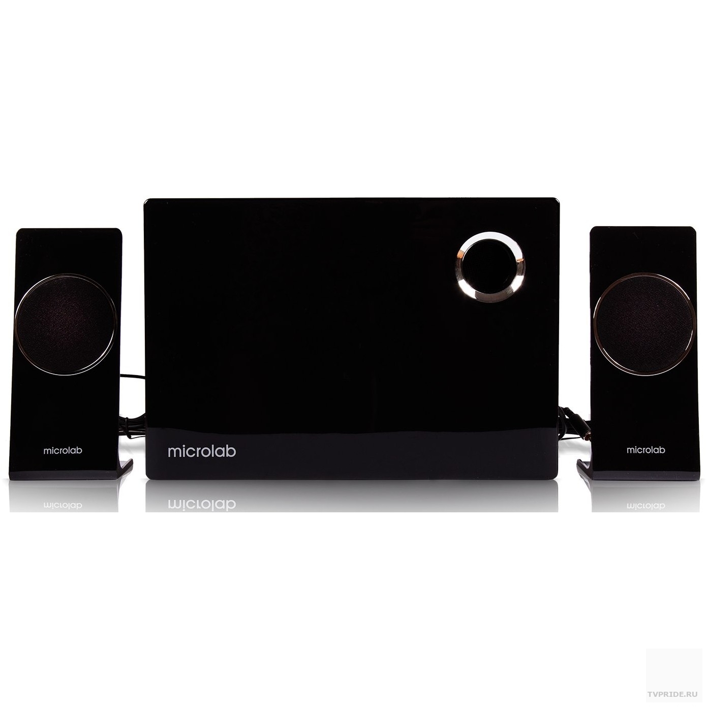 MICROLAB M-660BT черные  2 колонки  сабвуфер, 56W RMS Bluetooth 