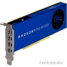  Dell PCI-E 490-BFQS AMD Radeon Pro WX3200 4096Mb GDDR6/DPx4/HDCP oem