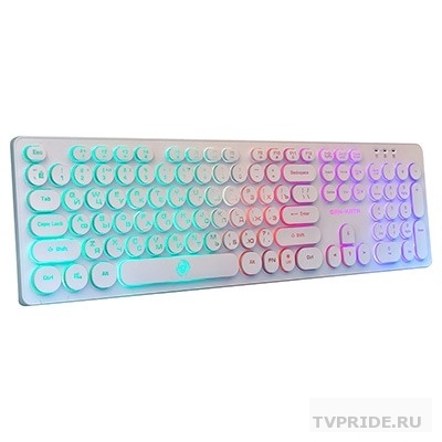 Dialog Gan-Kata Клавиатура KGK-16U WHITE - игровая с RGB-подсветкой, USB, белая