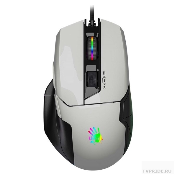 A-4Tech Мышь Bloody W70 Max white оптическая 10000dpi USB 10but 1431297 