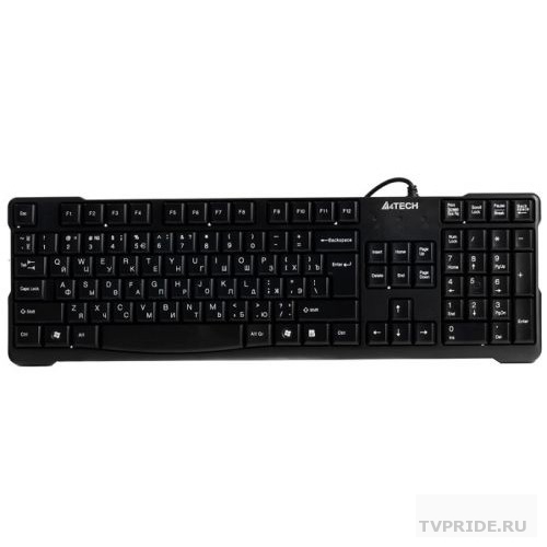 Клавиатура A4Tech KR-750 черный USB 533409