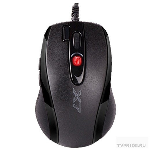 Мышь игровая A4Tech X-710MK , черный , оптическая, 2000dpi , USB, 7 кнопок,