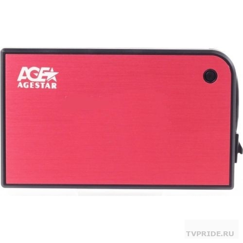 AgeStar 3UB2A14 RED Внешний корпус для HDD/SSD AgeStar 3UB2A14 SATA II пластик/алюминий красный 2.5"