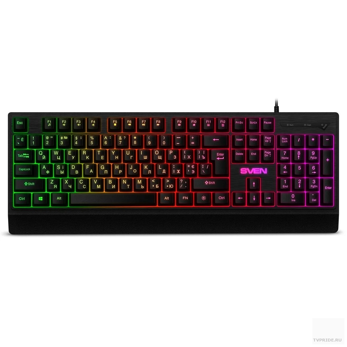 Клавиатура Sven KB-C7150EL 104кл, подсветка 