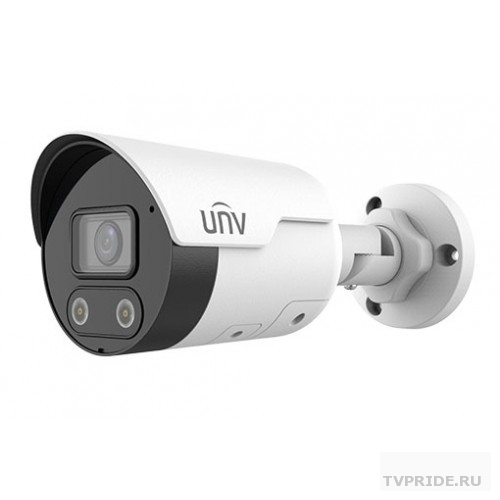 Uniview IPC2122LE-ADF28KMC-WL-RU Видеокамера IP цилиндрическая, 1/2.8" 2 Мп КМОП  30 к/с, ColorHunter, ИК-подсветка и подсветка видимого спектра до 30м., EasyStar 0.003 Лк F1.6, объектив 2.8 мм, WDR