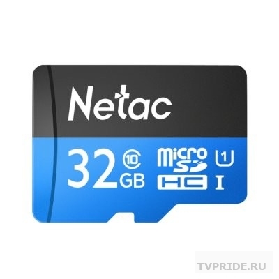 Micro SecureDigital 32GB Netac microSDHC Class10 NT02P500STN-032G-S P500 w/o adapter