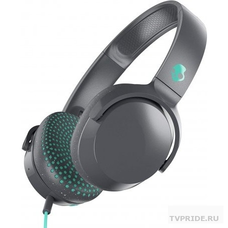 Skullcandy S5PXY-L637 Наушники проводные накладные RIFF ON-EAR W/TAP TECH, серо-бирюзовые в крапинку