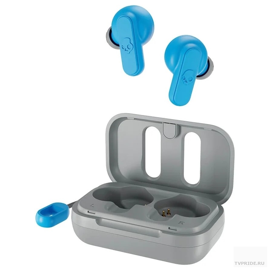 Skullcandy S2DMW-P751 Наушники TWS беспроводные внутриканальные DIME TRUE WIRELESS IN-EAR, сине-серые