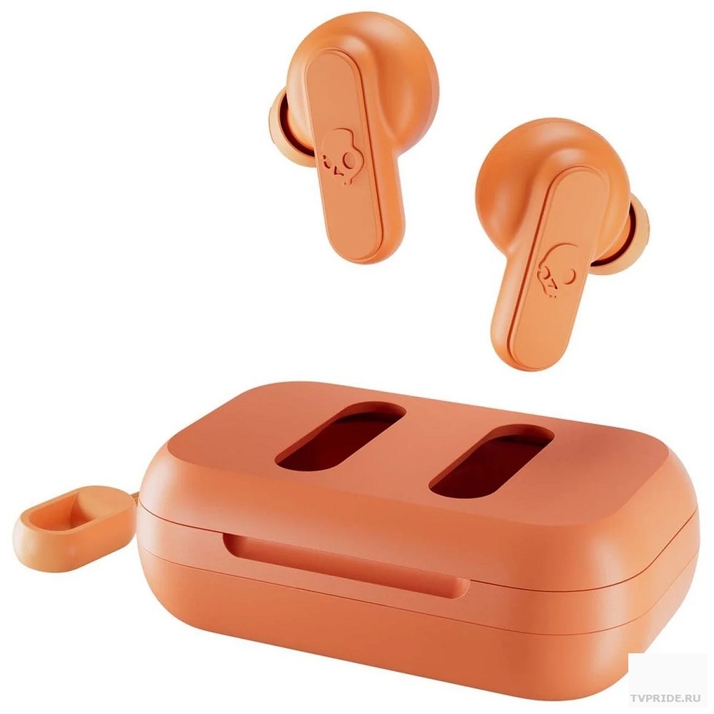 Skullcandy S2DMW-P754 Наушники TWS беспроводные внутриканальные DIME TRUE WIRELESS IN-EAR, оранжевый/золото