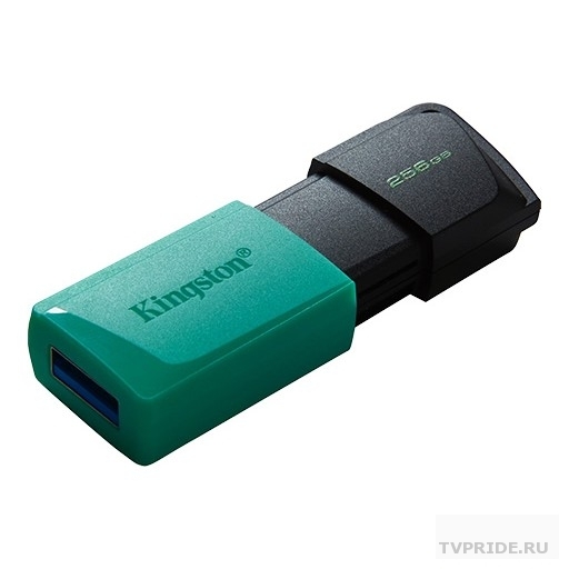 Kingston USB Drive 256Gb DataTraveler Exodia M DTXM/256GB, USB 3.2" черный/зеленый