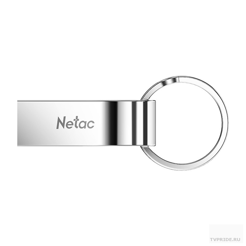 Netac USB Drive 32GB U275 NT03U275N-032G-20SL, USB2.0, с кольцом, металлическая
