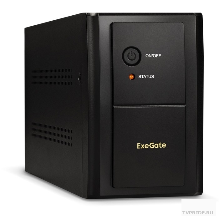 Exegate EX292610RUS ИБП ExeGate SpecialPro UNB-2200.LED.AVR.1SH.2C13 2200VA/1300W, LED, AVR,1Schuko2C13, металлический корпус, Black