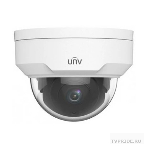 Uniview IPC3F15P-RU3 Видеокамера IP Купольная антивандальная фикс. объектив 2.8мм, 5MP, ИК-подсветка до 30м, DWDR, Ultra 265/H.265/H.264/MJPEG, 0.01 Лк F2.0, 2 потока, детекция движения, PoE, IP67,