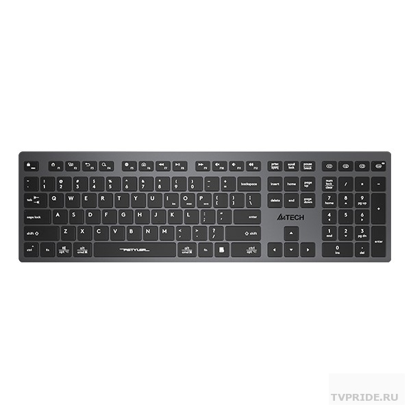 Клавиатура A4Tech Fstyler FBX50C серый USB беспроводная BT/Radio slim Multimedia FBX50C GREY