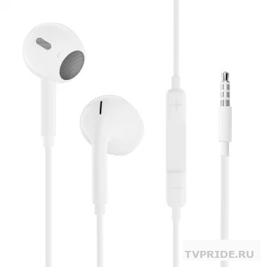 Perfeo наушники вкладыши c микрофоном REPRO белые управление звуком