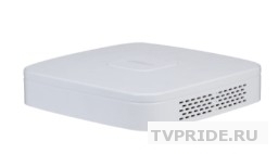 DAHUA DHI-NVR2104-I2 4-канальный IP-видеорегистратор 4K и H.265, видеоаналитика, входящий поток до 80Мбит/с, 1 SATA III до 10Тбайт