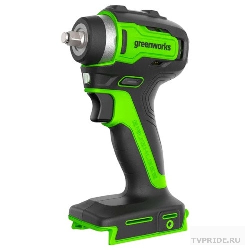 Greenworks G24IW200 Гайковерт ударный аккумуляторный, 24V, 200 Нм, бесщеточный, без АКБ и ЗУ 3803607