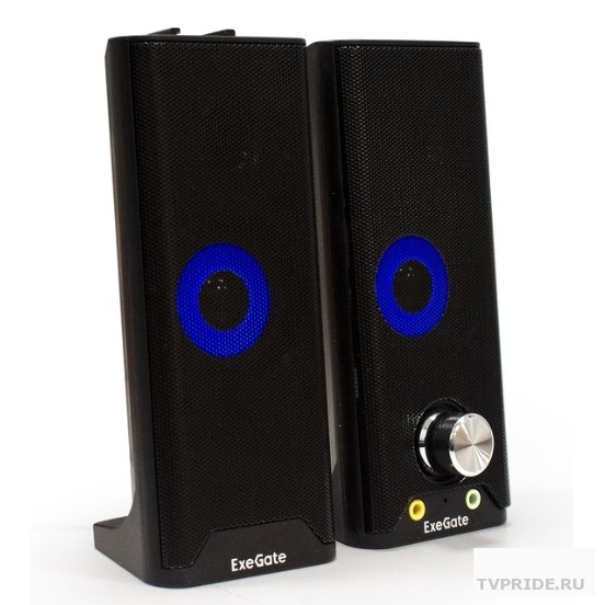 ExeGate Accord 280 питание USB, Bluetooth, 2х3Вт 6Вт RMS, 60-20000Гц, цвет черный, RGB подсветка, с возможностью трансформации в саундбар, Color Box