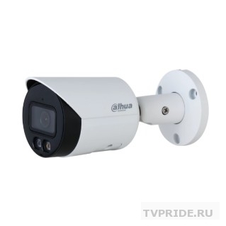 DAHUA DH-IPC-HFW2849SP-S-IL-0280B Уличная цилиндрическая IP-видеокамера Smart Dual Light с ИИ 8Мп, 1/2.7 CMOS, объектив 2.8мм, видеоаналитика, ИК до 30м, LED до 30м, IP67, корпус металл