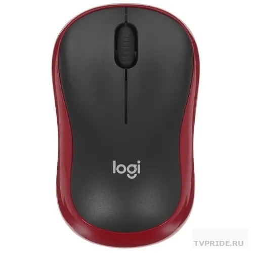 Мышь Wireless Logitech M185 черная/красная, оптическая, 1000dpi, 2.4 GHz/USB-ресивер 910-002633