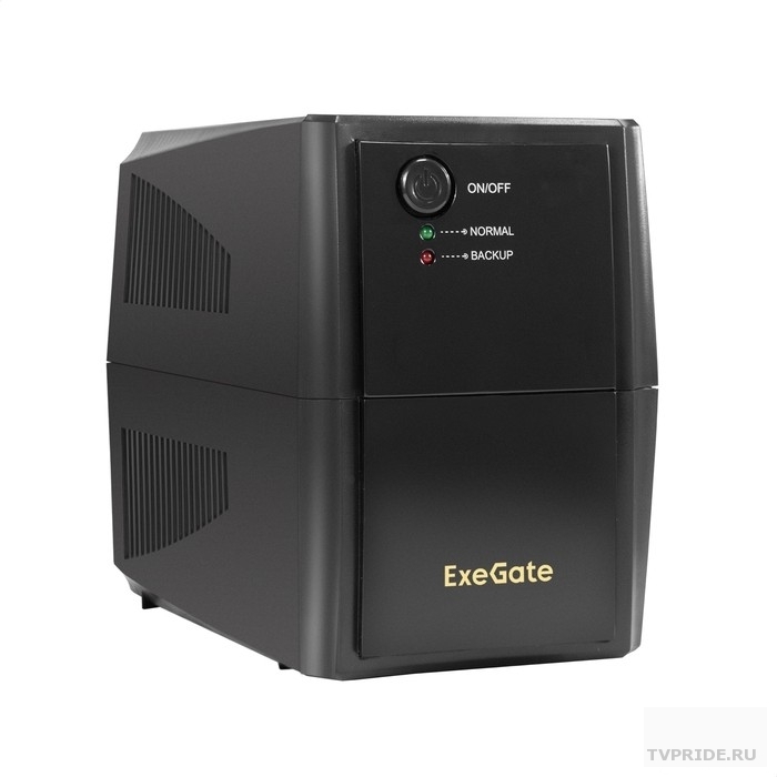Exegate EX294608RUS ИБП ExeGate SpecialPro UNB-500.LED.AVR.4C13 500VA/300W, LED, AVR, 4C13, Black
