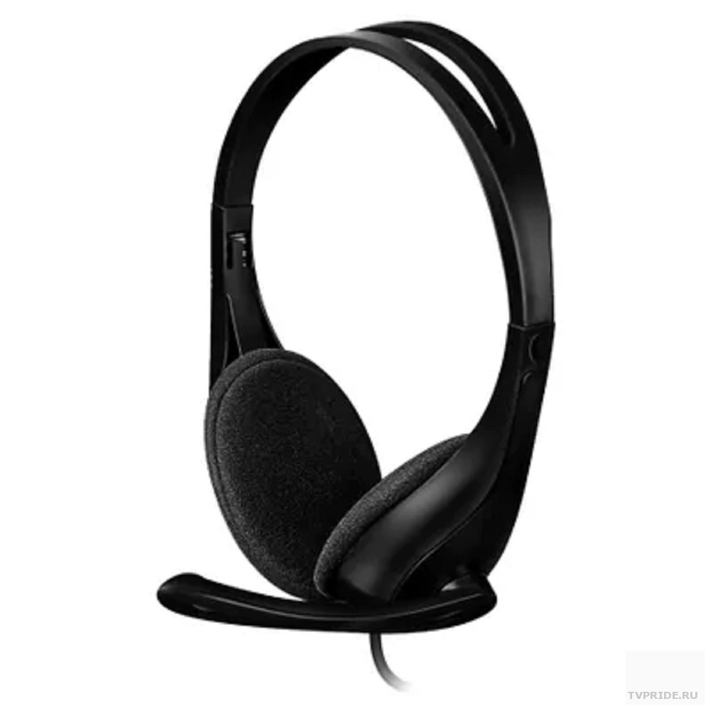 Наушники с микрофоном A4Tech HU-9 черный 1.8м накладные USB оголовье HU-9 BLACK