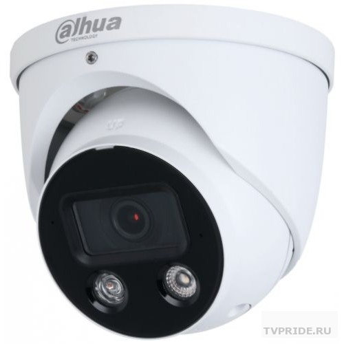 DAHUA DH-IPC-HDW3449HP-AS-PV-0280B-S4 Уличная турельная IP-видеокамера TiOC с ИИ и активным сдерживанием 4Мп 1/2.7 CMOS объектив 2.8мм, видеоаналитика, ИК 30м, LED 30м, IP67, корпус металл